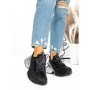 Pantofi Sport Dama cu Platforma 5WL83 BLACK | MEI