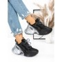 Pantofi Sport Dama cu Platforma 5WL83 BLACK | MEI