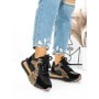 Pantofi Sport Dama din piele naturala 5SZ11 BLACK | PANTOFUL