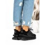 Pantofi Sport Dama din piele naturala 5SZ12 BLACK | PANTOFUL