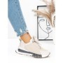 Pantofi Sport Dama din piele naturala 5SZ12 BEIGE | PANTOFUL