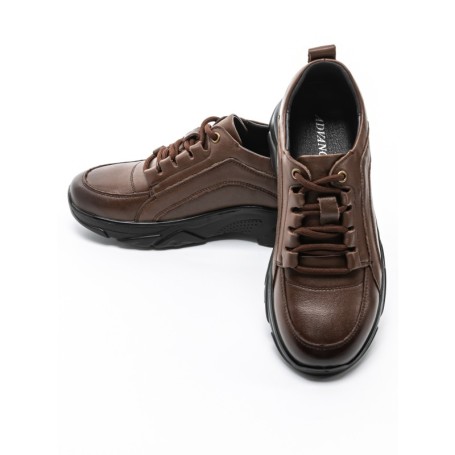 Pantofi Casual Dama din piele naturala N3311 BROWN | ADVANCER