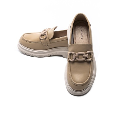 Pantofi Casual Dama din piele naturala 37822 APRICOT | ADVANCER