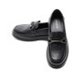 Pantofi Casual Dama din piele naturala N750 BLACK | ADVANCER