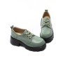 Pantofi Casual Dama din piele naturala 66920 GREEN | ADVANCER