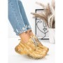 Pantofi Sport Dama cu Platforma 5WL83 YELLOW | MEI