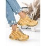 Pantofi Sport Dama cu Platforma 5WL83 YELLOW | MEI