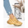 Pantofi Sport Dama cu Platforma 5WL83 YELLOW | MEI