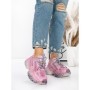 Pantofi Sport Dama cu Platforma 5WL83 PINK | MEI
