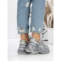 Pantofi Sport Dama cu Platforma 5WL83 SILVER | MEI