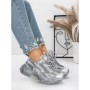 Pantofi Sport Dama cu Platforma 5WL83 SILVER | MEI