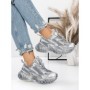 Pantofi Sport Dama cu Platforma 5WL83 SILVER | MEI