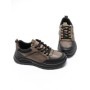 Pantofi Sport Barbati din piele naturala 52701 KHAKI | ADVANCER