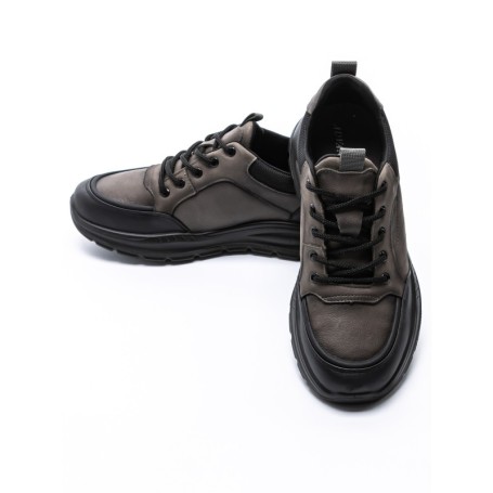 Pantofi Sport Barbati din piele naturala 52701 GREY | ADVANCER