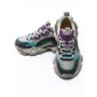 Pantofi Sport Dama din piele naturala Y5758-2 GREEN-PURPLE | ADVANCER