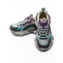 Pantofi Sport Dama din piele naturala Y5758-2 GREEN-PURPLE | ADVANCER