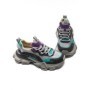 Pantofi Sport Dama din piele naturala Y5758-2 GREEN-PURPLE | ADVANCER