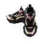 Pantofi Sport Dama din piele naturala Y5758-2 BLACK-PINK | ADVANCER