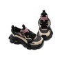 Pantofi Sport Dama din piele naturala Y5758-2 BLACK-PINK | ADVANCER