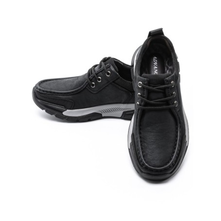 Mocasini Barbati din piele naturala 23566 BLACK | ADVANCER