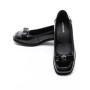 Pantofi cu toc din piele naturala 1355-1 BLACK | ADVANCER