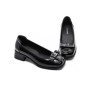 Pantofi cu toc din piele naturala 1355-1 BLACK | ADVANCER