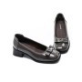 Pantofi cu toc din piele naturala 1355-1 GREY | ADVANCER