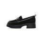Pantofi Casual Dama din piele naturala 8051-3 BLACK | ADVANCER