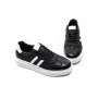 Pantofi Sport Barbati din piele naturala 02-208 BLACK-WHITE | ADVANCER