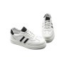 Pantofi Sport Barbati din piele naturala 02-208 WHITE-BLACK | ADVANCER
