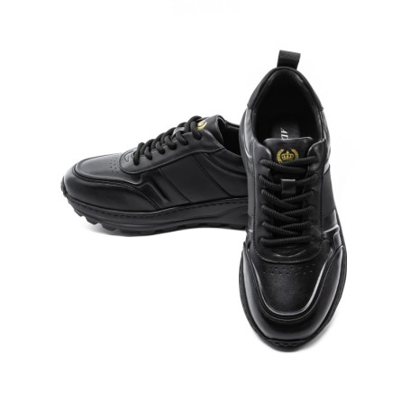 Pantofi Sport Barbati din piele naturala 302 BLACK | ADVANCER