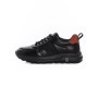 Pantofi Sport Barbati din piele naturala 302 BLACK-RED | ADVANCER