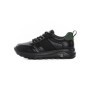 Pantofi Sport Barbati din piele naturala 302 BLACK-GREEN | ADVANCER