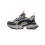 Pantofi Sport Dama din piele naturala Y5758-2 GREY-PURPLE | ADVANCER