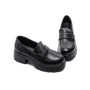 Pantofi Casual Dama din piele naturala 90-55 BLACK | ADVANCER