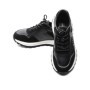 Pantofi Sport Barbati din piele naturala 8077 BLACK-WHITE | ADVANCER