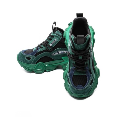 Pantofi Sport Dama din piele naturala Y5797-1 GREEN | ADVANCER