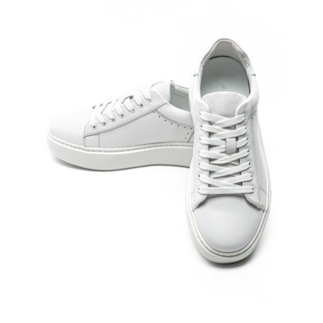 Pantofi Casual Barbati din piele naturala A921-1 WHITE | ADVANCER