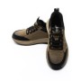 Pantofi Sport Barbati din piele naturala E90002 KHAKI | ADVANCER