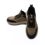 Pantofi Sport Barbati din piele naturala E90002 KHAKI | ADVANCER