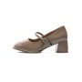 Pantofi cu toc din piele naturala TP312-1 APRICOT | ADVANCER