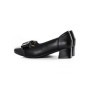 Pantofi cu toc din piele naturala TP3201-1 BLACK | ADVANCER