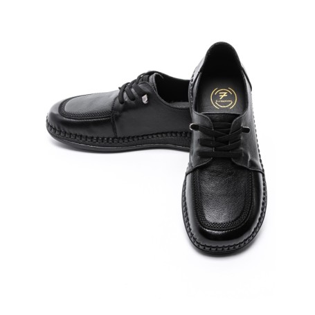 Pantofi Casual Dama din piele naturala KM327 BLACK | FORMAZIONE