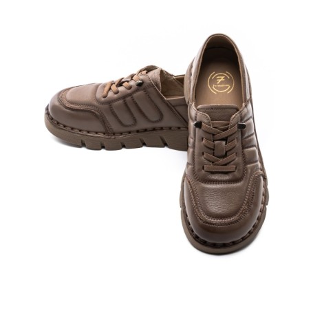 Pantofi Casual Dama din piele naturala KM2583 APRICOT | FORMAZIONE