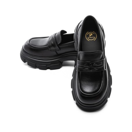 Pantofi Casual Dama din piele naturala KM1605 BLACK | FORMAZIONE