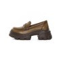 Pantofi Casual Dama din piele naturala KM1605 KHAKI | FORMAZIONE