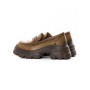 Pantofi Casual Dama din piele naturala KM1605 KHAKI | FORMAZIONE