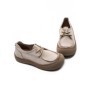 Pantofi Casual Dama din piele naturala KM5169 CREAM | FORMAZIONE