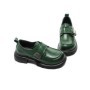 Pantofi Casual Dama din piele naturala KM6715 GREEN | FORMAZIONE