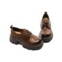 Pantofi Casual Dama din piele naturala KM1607 BROWN | FORMAZIONE